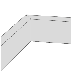 **SAMPLE** MDF Skirting Board per Metre - 4" / 5" / 6" V-Groove, Pencil Roundnose, Chamfered, Torus/Ogee 100mm / 120mm / 140mm / 150mm