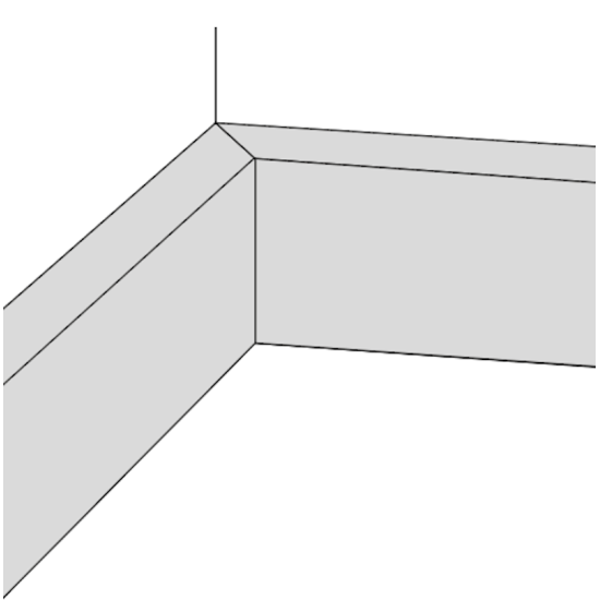 MDF Skirting Board Chamfered Edge - 4" / 5" / 6" -  100mm / 120mm / 140mm / 150mm Pencil Roundnose, V-Groove, Torus/Ogee
