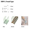 Double Plated Custom Made Staircase - Custom Made Bespoke Stairs / Staircases (Mono/single Stringer Staircase, Double Plate Stairs, Zigzag Stairs. Floating Staircase) Double Plated Custom Made Staircase - Custom Made Bespoke Stairs / Staircases (Mono/single Stringer Staircase, Double Plate Stairs, Zigzag Stairs. Floating Staircase)