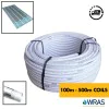 16mm UFH Pipe - Underfloor Heating - Pert-AL-Pert Barrier Pipe 100m, 150m, 200m, 250m, 300m, 400m, 500m coils 2.0mm Wall Thickness Insulated Multi-layer WRAS Approved