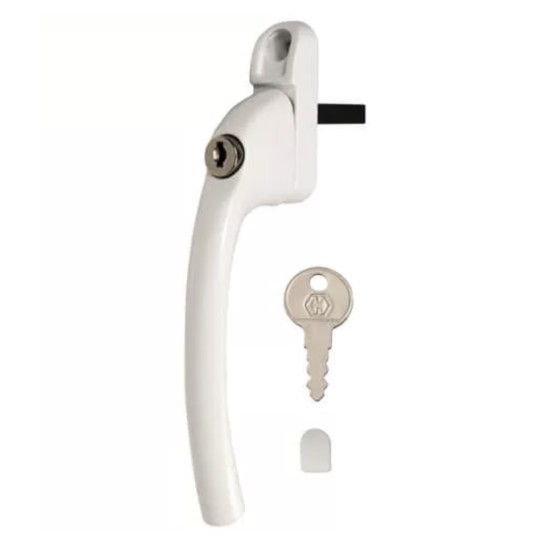 UPVC Window White - Single 610mm w x 1040mm h (RAL9010)  Left or Right Opening 1P