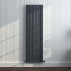 Vertical Radiator - Flat Anthracite Grey RAL7016 - Tall Tower Traditional Column Wall Mount Radiator - Single & Double Panel Vertical Radiator - Flat Anthracite Grey RAL7016 - Tall Tower Traditional Column Wall Mount Radiator - Single & Double Panel