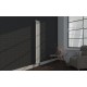 Vertical Radiator - Flat Gloss White RAL9003 - Tall Tower Traditional Column Wall Mount Radiator - Single & Double Panel