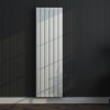 Vertical Radiator - Flat Gloss White RAL9003 - Tall Tower Traditional Column Wall Mount Radiator - Single & Double Panel